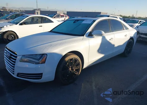 2013 Audi A8 3.0T z USA, uszkodzony, nr VIN WAUAGAFD0DN016589